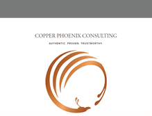 Tablet Screenshot of copperphoenixconsulting.com